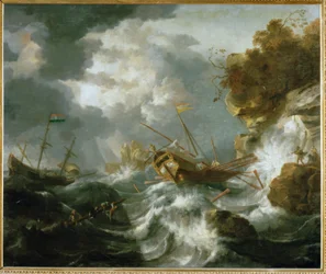 Ships in Distress on the Coast
